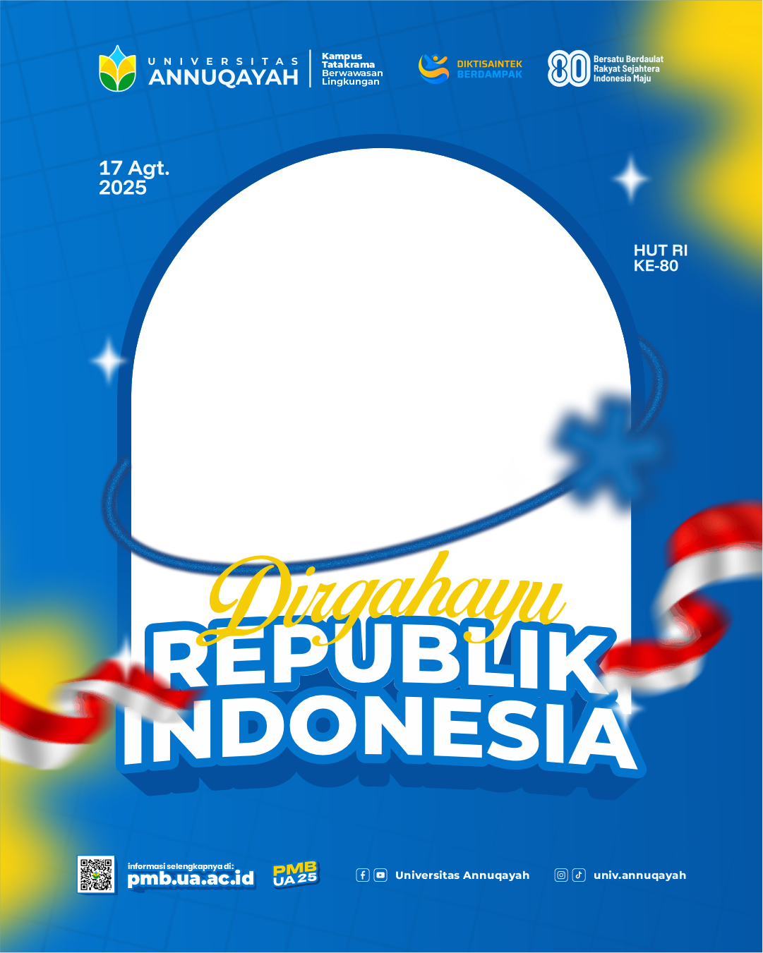 Template twibbon HUT RI KE-81
